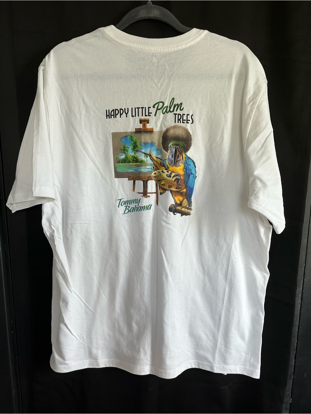 Tommy Bahama White Happy Little Palm Tree Short-Sleeve Tee